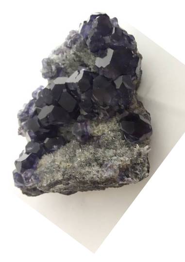 Indigo Fluorite and Quartz Natural Piece image 0